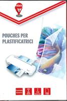 CONF. 100 POUCHES 65x95 mm. PER PLASTIFICATRICE 125 MICRON - SIAM