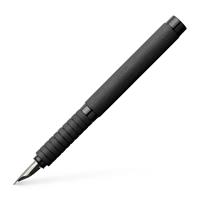 PENNA STILOGRAFICA ESSENTIO ALUMINIUM NERO PENINO M - FABER CASTELL