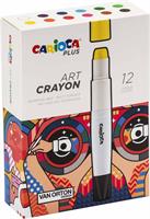 SCATOLA 12 PASTELLI CERA PLUS ART CRAYON - CARIOCA