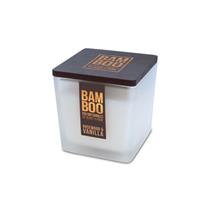 CANDELA BAMBOO 210 gr. ROSEWOOD & VANILLA - HEART & HOME