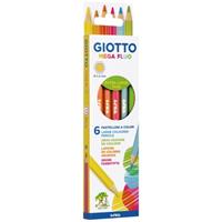 SCATOALA 6 PASTELLI MEGA FLUO MINA Ø 5,5 mm. - GIOTTO