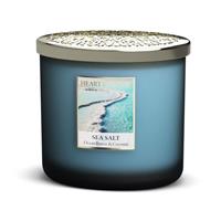 CANDELA 2 STOPPINI 220 gr. SEA SALT - HEART & HOME