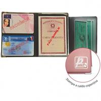 PORTA DOCUMENTI MULTICARD MULTIPLO 3 FUNZIONI PASTELLO - ALPLAST
