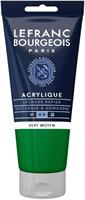 ACRILICO FINE TUBO 80 ml. COL. VERDE MEDIO - LEFRANC BOURGEOIS