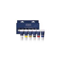 SCATOLA 6 COLORI ACRILICI FINE TUBO 20 ml. - LEFRANC BOURGEOIS