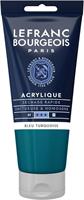 ACRILICO FINE TUBO 80 ml. COL. BLU TURCHESE - LEFRANC BOURGEOIS