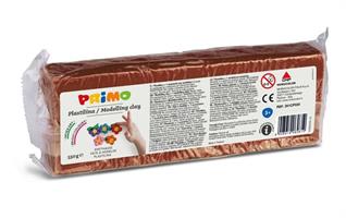 PLASTILINA PLASTICERA 550 gr. COL. MARRONE - PRIMO