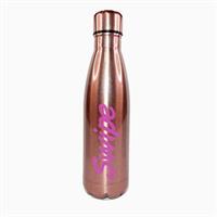 BORRACCIA TERMICA 500 ml. GLITTER ROSA GOLD - SWIPE