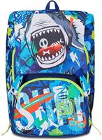 ZAINO SDOPPIABILE BIG SJ GANG BLU SHARKSTORY - SEVEN