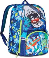 ZAINO SDOPPIABILE BIG SJ GANG BLU SHARKSTORY - SEVEN