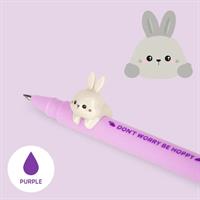 PENNA GEL LOVELY FRIENDS PUNTA 0.5 mm. COL. VIOLA TEMA BANNY  LEGAMI