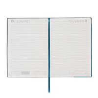 AGENDA GIORNALIERA 2025 26,5x19,5 cm. COL. TEAL BLUE - LEGAMI