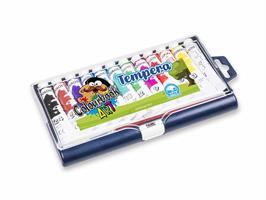 SCATOLA 12 TEMPERE SUPER LAVABILE 12 ml. - COLOURBOOK