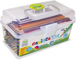 VALIGETTA 120 PASTELLI TITA RAINBOW - CARIOCA