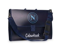 VALIGETTA PORTADISEGNI CON TRACOLLA 26x39 cm. SSC NAPOLI -COLOURBOOK