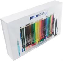 VALIGETTA COLORI 36 PASTELLI + 18 BRUSHPEN + CANCELLERIA -TINTAUNITA