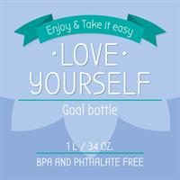 BORRACCIA MOTIVAZIONALE LOVE YOURSELF SUNRISE VIBES - LEGAMI