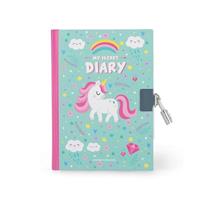 DIARIO SEGRETO CON LUCCHETTO TEMA UNICORN  - LEGAMI