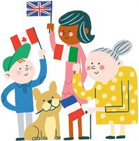 IL GIOCO DELLE BANDIERE 50 CARTE DI TUTTO IL MONDO - CLEMENTONI