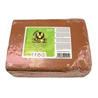 ARGILLA NATURALE 100% PANETTO 5 kg. COL. ROSSO - CWR