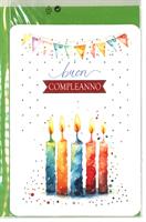 BIGLIETTO 12x18 BUON COMPLEANNO - LINA