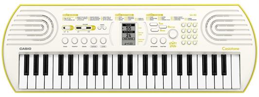 TASTIERA 44 TASTI CASIOTONE SA-80 COL. BIANCO E VERDE - CASIO
