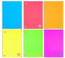 MAXI QUADERNO 100 gr. 96 pg. ONE COLOR FLUO RIGATURA Q - BLASETTI