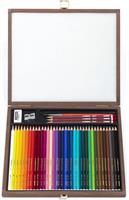 CASSETTA IN LEGNO PASTELLI ACQUERELLABILI AQUACOLOR 36 - STABILO