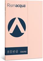 RISMACQUA A4 200 gr. 50 ff. COL. SALMONE - FAVINI