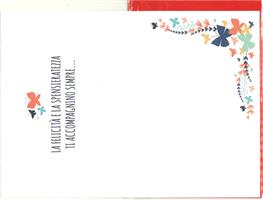 BIGLIETTO 12x18 cm. BUON COMPLEANNO - LINA