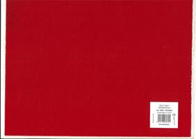 FELTRO SOFFICE 2 mm. COL. ROSSO - WILER