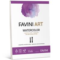 BLOCCO DA DISEGNO A4 10 ff. 300 gr. GRANA RUVIDA WATERCOLOR - FAVINI