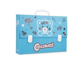 VALIGETTA PORTADISEGNI COCCOLOTTI LOVE&TELL COL. AZZURRO -COLOURBOOK