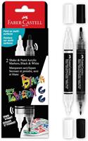 SCATOLA 2 MARCATORI SHAKE & PAINT BLACK EDITION - FABER CASTELL