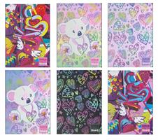 MAXI QUADERNO 24+1 pg. 100gr. YOUNG GLITTER RIGATURA Q - TINTAUNITA