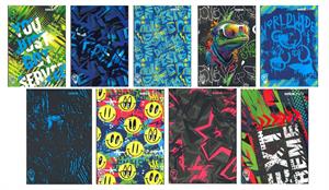 MAXI QUADERNO 24+1 ff. 100 gr. FASHION BOY RIGATURA 5M - TINTAUNITA
