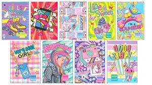 MAXI QUADERNO 24+1 ff. 100 gr. TU YOUNG GIRL RIGATURA Q -TINTAUNITA