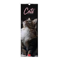 CALENDARIO DA PARETE 16x49 cm. 2026 TEMA CATS - LEGAMI