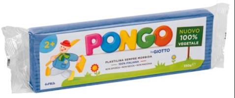 PANETTO PLASTILINA VEGETALE PONGO 350 gr. COL. CYAN - GIOTTO
