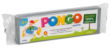 PANETTO PLASTILINA VEGETALE PONGO 350 gr. COL. ARGENTO - GIOTTO