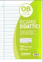 RICAMBI 40 ff. DIDATTICI 100 gr. RIGATURA OB - BLASETTI