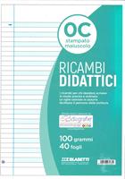 RICAMBI 40 ff. DIDATTICI 100 gr. RIGATURA OC - BLASETTI