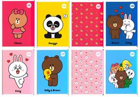 MAXI QUADERNO 24+1 ff. 100 gr. LINE FRIENDS RIGATURA 10M - CREA