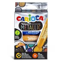 ASTUCCIO 6 TEMPERELLO IN STICK COL. METALLIC - CARIOCA