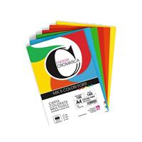 RISMA A4 100 ff. 160 gr. 5 COLORI FORTI ASSORTITI - CWR