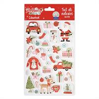 SET 32 STICKERS CHRISTMAS - COLOURBOOK