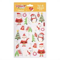 SET 26 STICKERS POLO NORD - COLOURBOOK