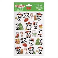 SET 21 STICKERS PANDA - COLOURBOOK