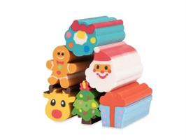 SET 6 GOMMINE DA COLLEZIONE LA FABBRICA DEGLI ELFI - COLOURBOOK