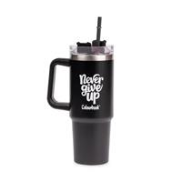 BORRACCIA TERMICA CON CANNUCCIA 900ml COLOUR SLURP NERO COLOURBOOK